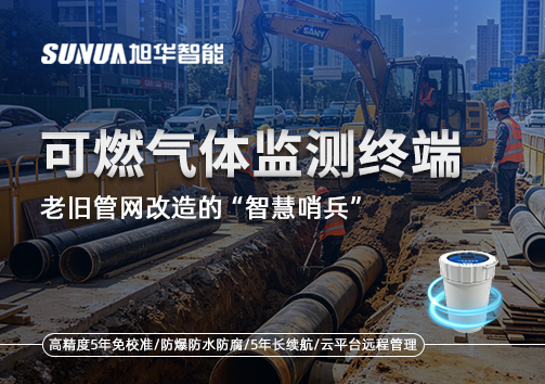 老旧管网改造的“智慧哨兵”：可燃气体监测终端如何重塑地下安全防线